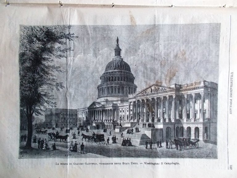 L'illustrazione Popolare 2 Ottobre 1881 Maioliche Nuova Zelanda Garfield Boito