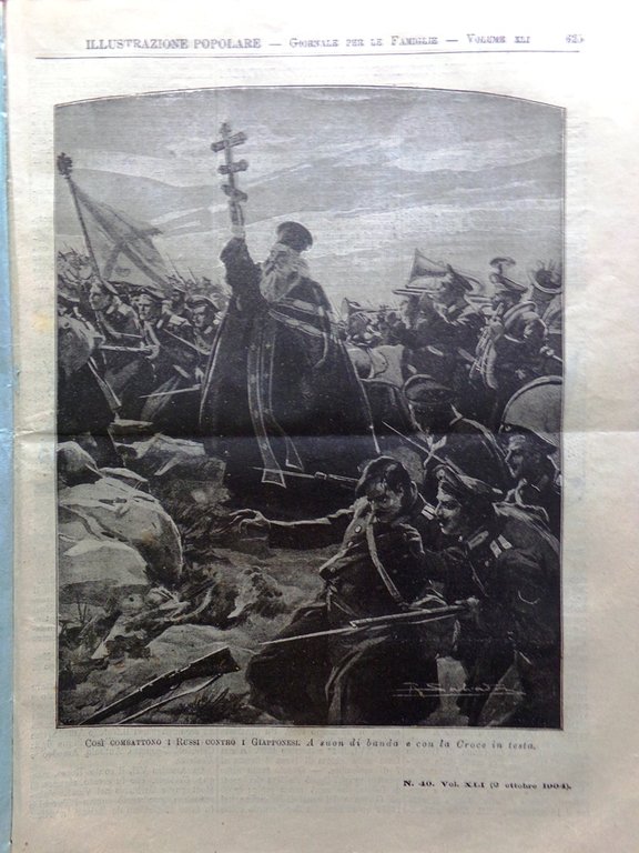 L'illustrazione Popolare 2 Ottobre 1904 Umberto Mafalda Giapponesi Russi Tokyo