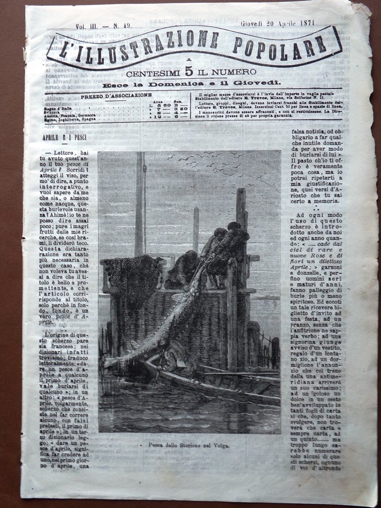 L'illustrazione Popolare 20 Aprile 1871 Guerra Civile Parigi Storione del …