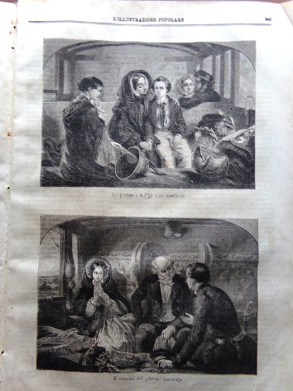 L'illustrazione Popolare 20 Febbraio 1870 Galilei Pisa Cremlino Mutuo Soccorso