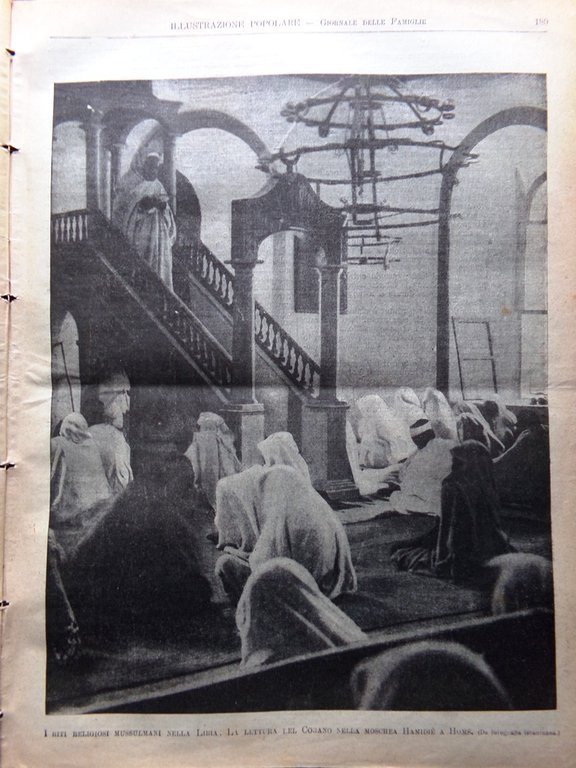 L'Illustrazione Popolare 20 Febbraio 1913 Morte Scott Evans Polo Musulmani …
