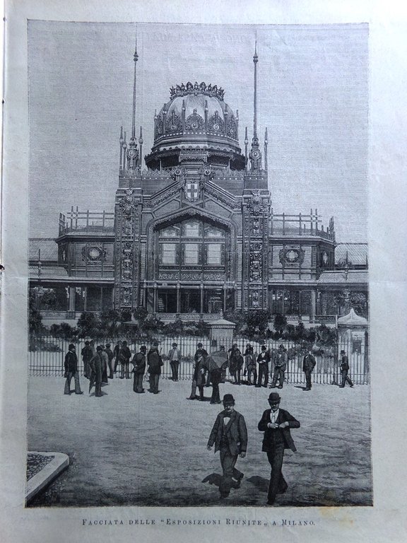 L'Illustrazione Popolare 20 Maggio 1894 Esposizioni Milano Duomo Serao Ungheresi