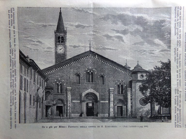 L'Illustrazione Popolare 20 Maggio 1894 Esposizioni Milano Duomo Serao Ungheresi