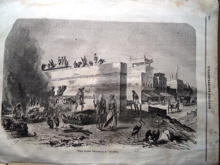 L'illustrazione Popolare 20 Marzo 1870 Jacquard Telaio Koenigstein Moti Parigi