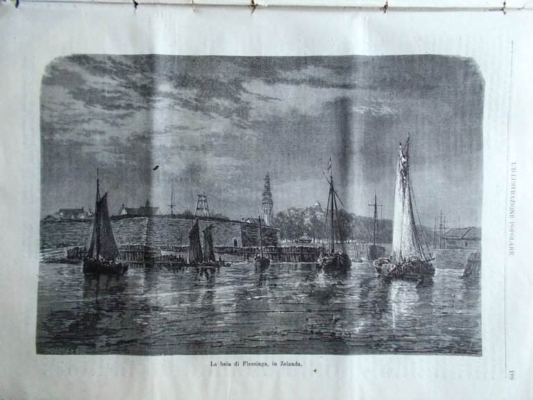 L'illustrazione Popolare 20 Marzo 1881 Csetaye New Orleans Baia Flessinga …