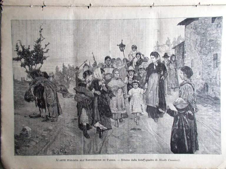 L'illustrazione Popolare 20 Ottobre 1889 Scuola Regina Margherita Arkiko Parigi