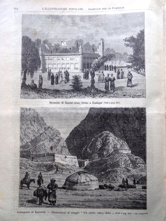 L'illustrazione Popolare 20 Settembre 1891 Peruzzi Grevy Veltran Scuola Cucina