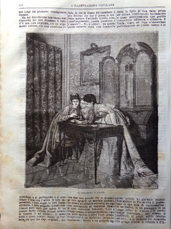 L'Illustrazione Popolare 21 Dicembre 1871 Serraglio Foscari Cristoforo Colombo