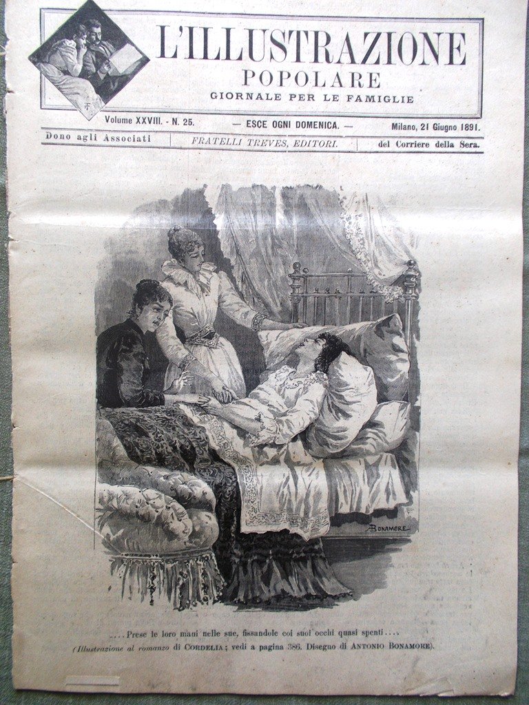 L'illustrazione Popolare 21 Giugno 1891 Turkestan Palermo Sepolte Vive Eritrea