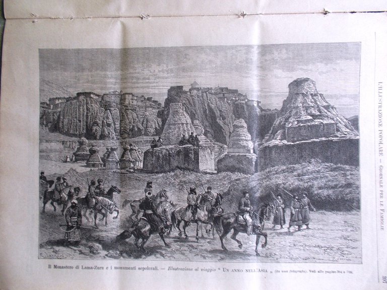 L'illustrazione Popolare 21 Giugno 1891 Turkestan Palermo Sepolte Vive Eritrea