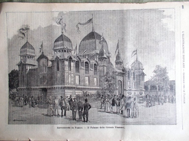 L'illustrazione Popolare 21 Luglio 1889 Don Tarra Lavigerie Ipnotismo Chirurgia