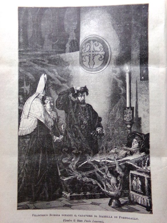 L'illustrazione Popolare 21 Marzo 1886 Emigrazione Borgia San Francesco Spirito