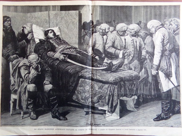 L'illustrazione Popolare 21 Novembre 1886 Dolore Morbo Myriachit Manzoni Milano