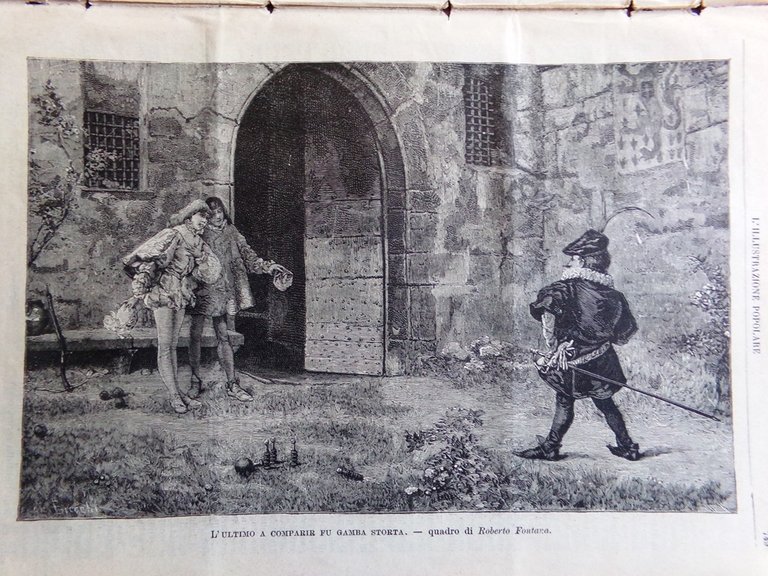 L'illustrazione Popolare 21 Novembre 1886 Dolore Morbo Myriachit Manzoni Milano