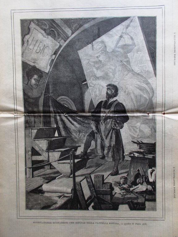 L'illustrazione Popolare 22 Agosto 1886 Polo Capanna Eschimesi Gobba Liszt …