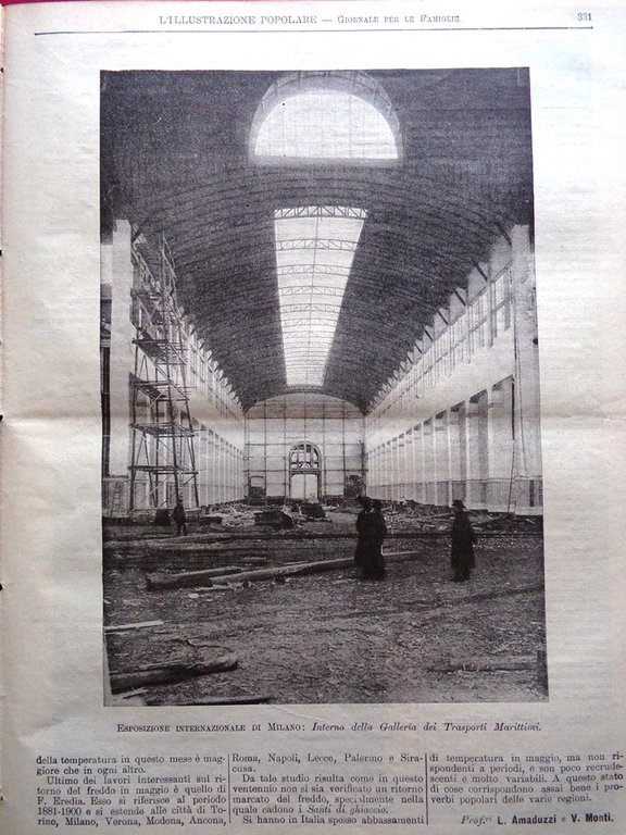 L'illustrazione Popolare 22 Aprile 1906 Eruzione del Vesuvio Mangili Neny … | Immagine Gallery 2