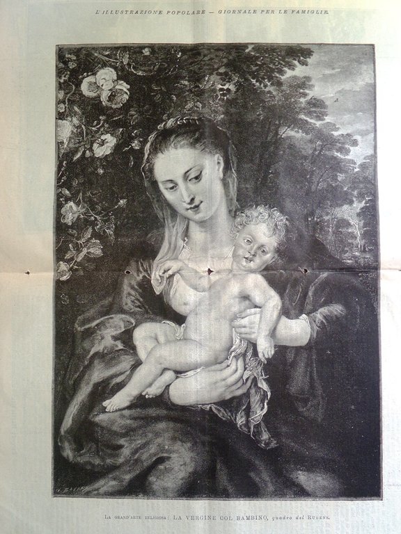 L'illustrazione Popolare 22 Dicembre 1907 Natale Zampogna Rubens Fogazzaro East