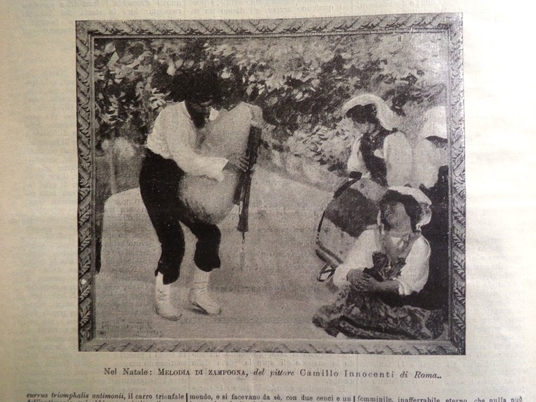 L'illustrazione Popolare 22 Dicembre 1907 Natale Zampogna Rubens Fogazzaro East