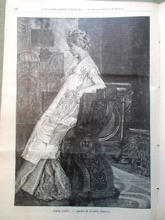 L'illustrazione Popolare 22 Febbraio 1891 Villari Di Rudinì Nicotera Polo …