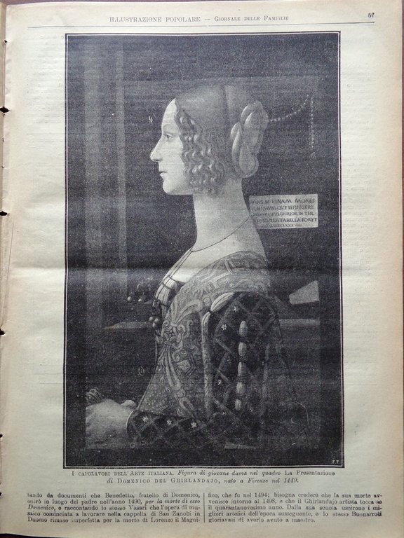 L'Illustrazione Popolare 22 Gennaio 1914 Montessori Napoletani Pittura Giappone