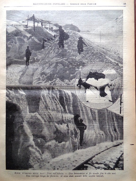 L'Illustrazione Popolare 22 Gennaio 1914 Montessori Napoletani Pittura Giappone