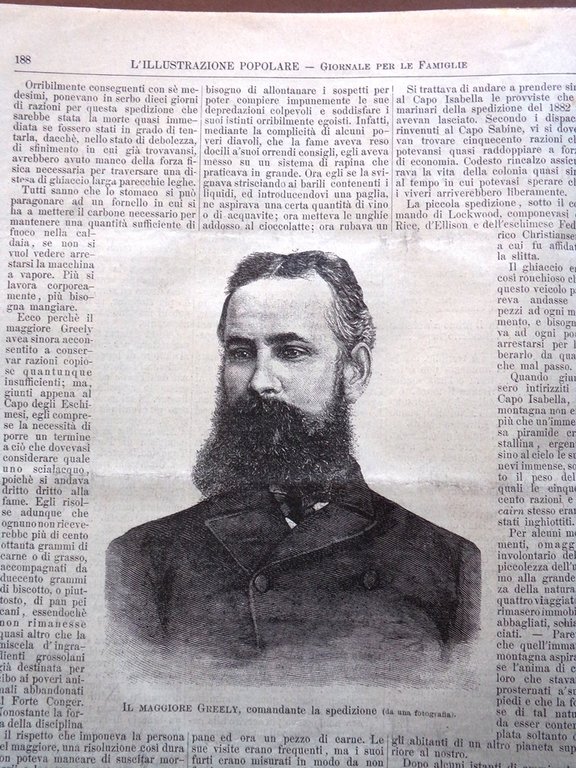 L'illustrazione Popolare 22 Marzo 1891 Malvano Colonia Eritrea Lazio Polo …