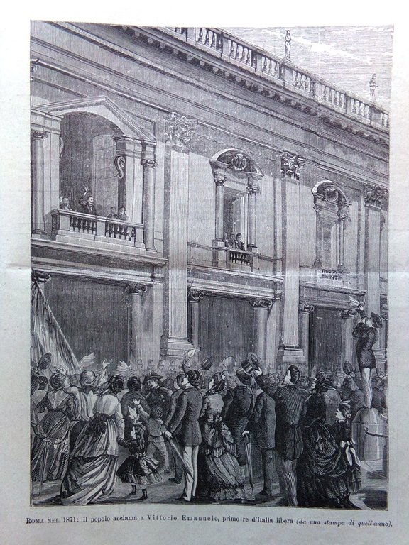 L'Illustrazione Popolare 22 Settembre 1895 Anniversario Roma Capitale Hauptmann