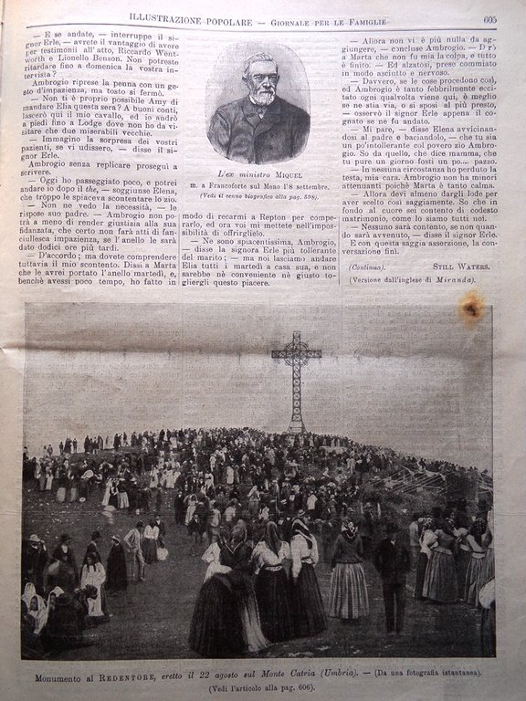 L'Illustrazione Popolare 22 Settembre 1901 Assassinio di William McKinley Eiffel