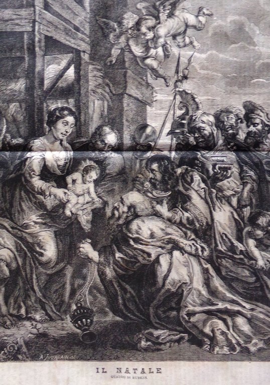 L'illustrazione Popolare 23 Dicembre 1869 Castello Bracciano Natale Sihut Rubens