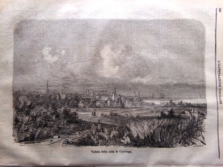 L'illustrazione Popolare 23 Gennaio 1870 Dracena Copenaghen Prigione Troppmann