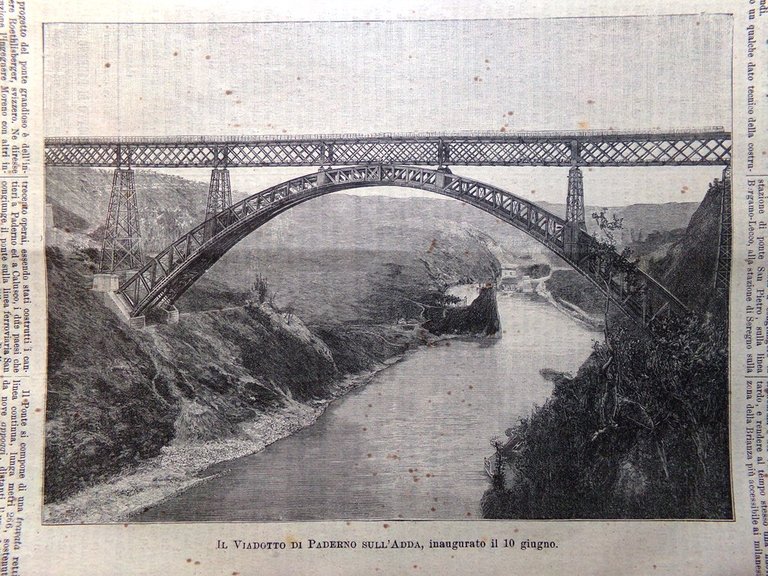 L'illustrazione Popolare 23 Giugno 1889 Gustave Eiffel Torre Silvio Pellico …