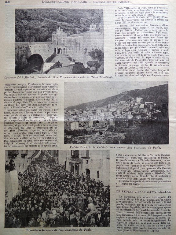 L'illustrazione Popolare 23 Giugno 1907 Panzacchi Tubercolosi Mariani Francesco | Immagine Gallery 4