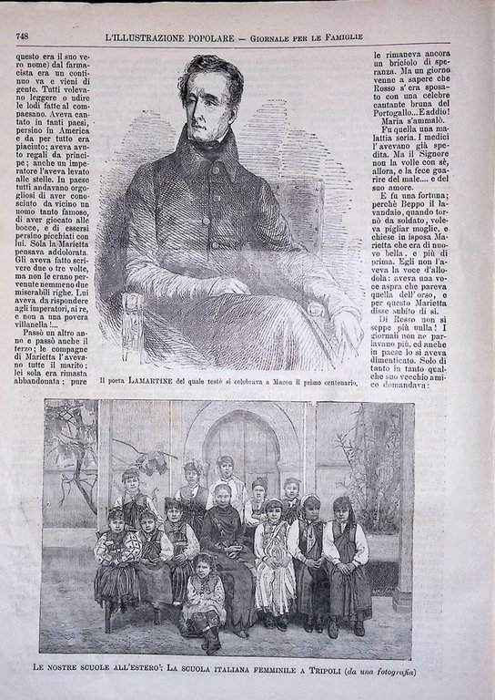 L'Illustrazione Popolare 23 Novembre 1890 Caprivi a Milano Marco Praga …