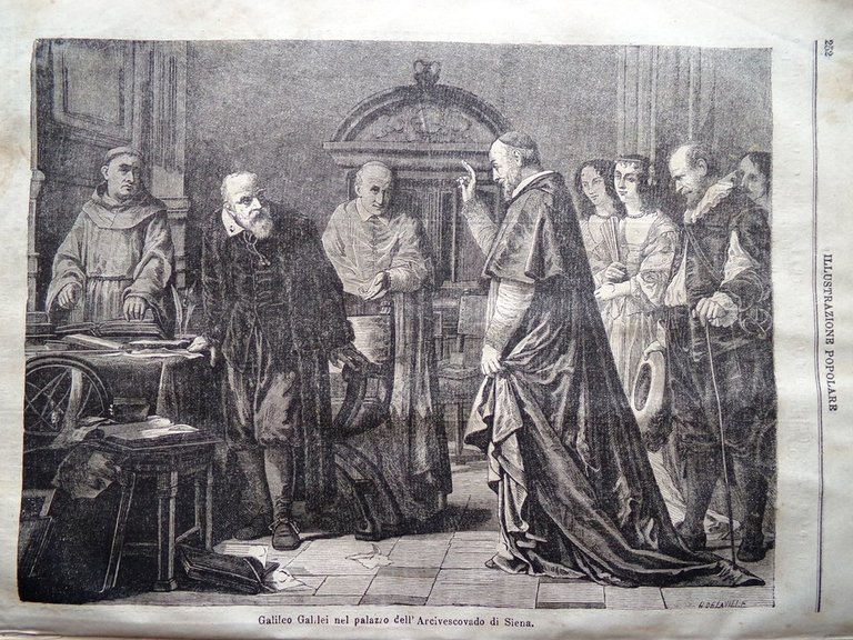 L'illustrazione Popolare 24 Febbraio 1870 Galilei Carnevale Sciopero del Creusot