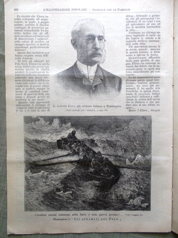 L'illustrazione Popolare 24 Maggio 1891 Esposizione Brera Fava Polo Villamarina