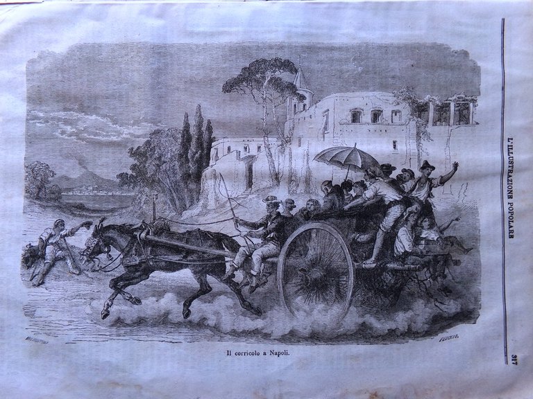 L'illustrazione Popolare 24 Marzo 1870 Castello Windsor Corricolo Napoli Pompei