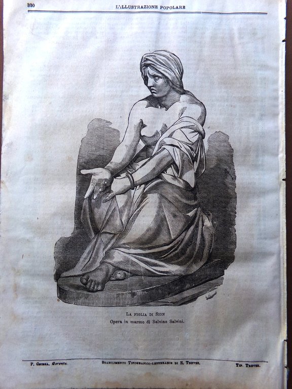 L'illustrazione Popolare 24 Marzo 1870 Castello Windsor Corricolo Napoli Pompei