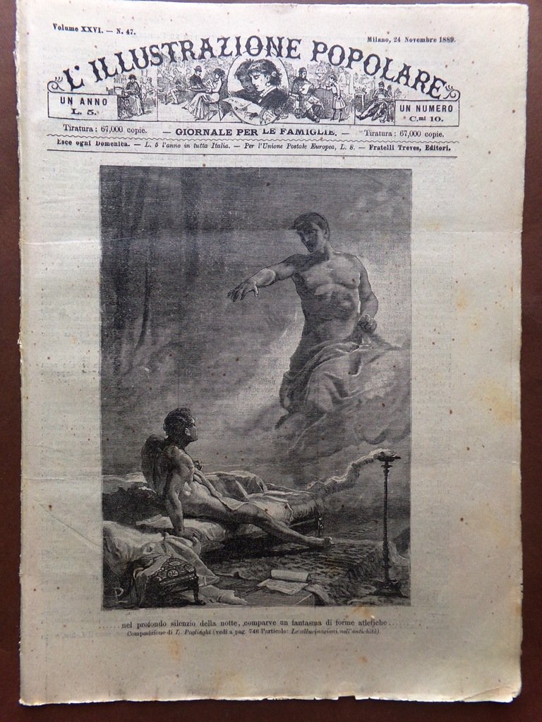 L'illustrazione Popolare 24 Novembre 1889 Ricordi Esposizione Parigi De Amicis