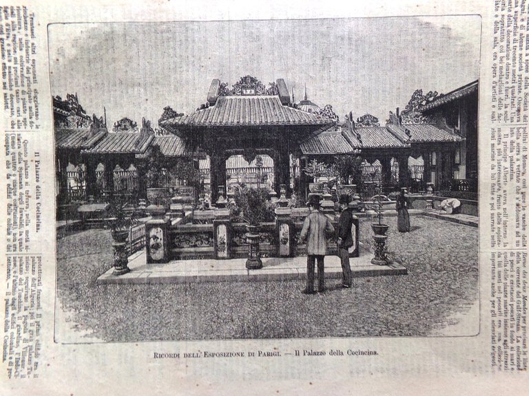 L'illustrazione Popolare 24 Novembre 1889 Ricordi Esposizione Parigi De Amicis