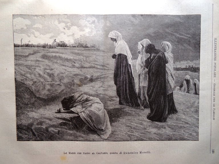 L'Illustrazione Popolare 25 Agosto 1901 Morte Domenico Morelli Francesco Crispi