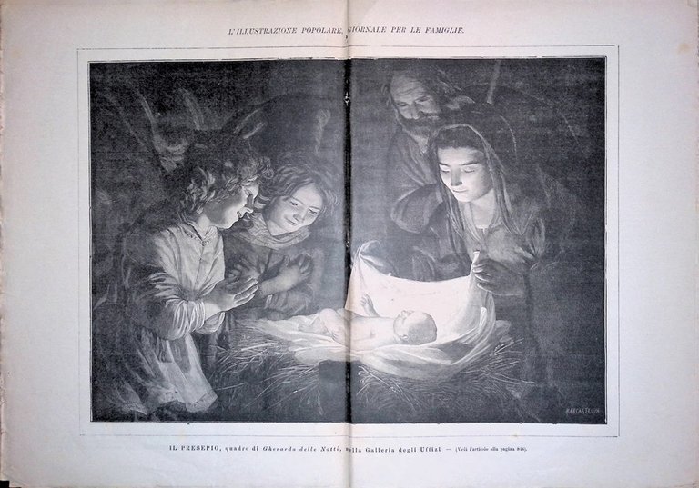 L'Illustrazione Popolare 25 Dicembre 1892 Lev Tolstoj Zorutti Presepio Dahomey