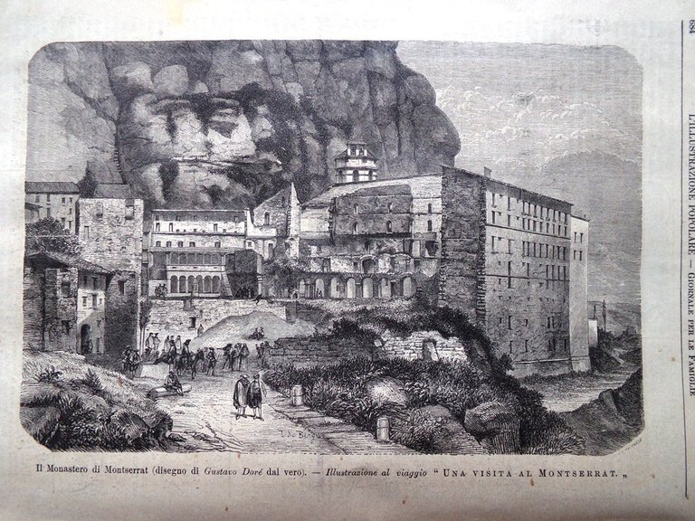 L'illustrazione Popolare 25 Ottobre 1891 Giovanni Caselli Pantelegrafo Manzoni