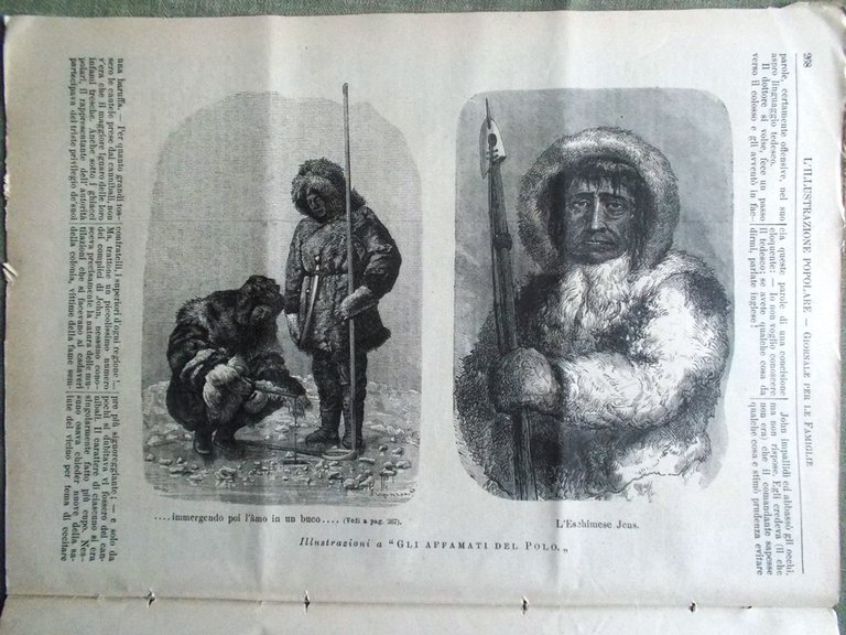 L'illustrazione Popolare 26 Aprile 1891 Milano Via Galvani Polo Medio …