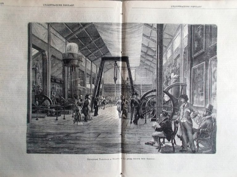 L'illustrazione Popolare 26 Giugno 1881 San Luigi Milano Galleria Gessi …