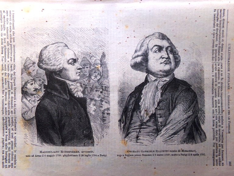 L'illustrazione Popolare 26 Maggio 1889 Speciale Centenario Rivoluzione Francese