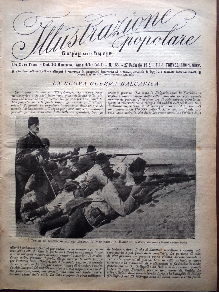 L'Illustrazione Popolare 27 Febbraio 1913 Spedizione Scott Pio X Raggi …