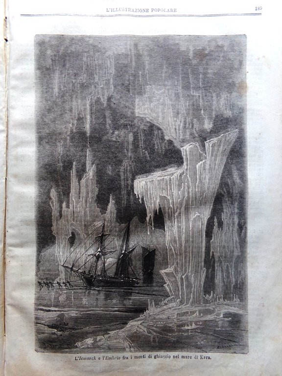 L'illustrazione Popolare 27 Gennaio 1870 Castello di Monaco Scimmie Brasile …