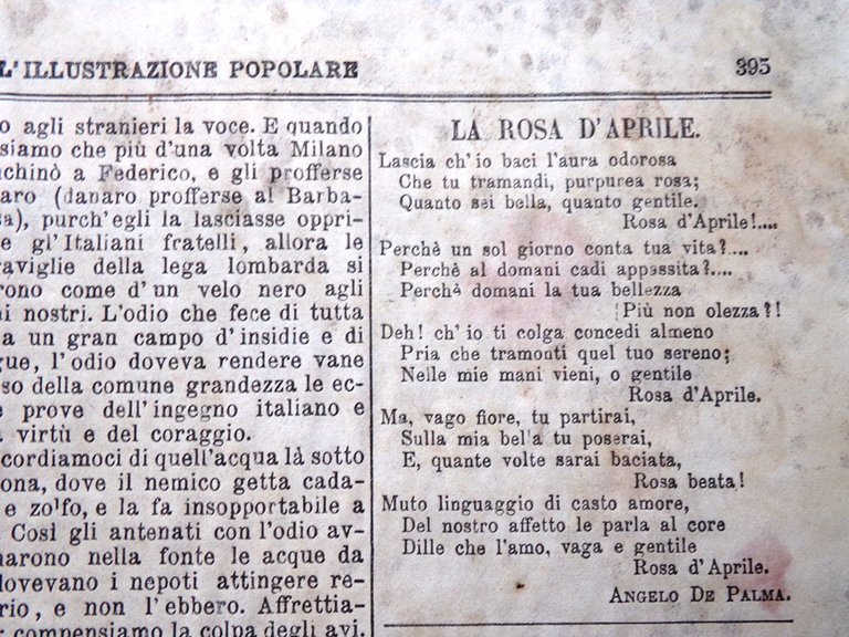 L'illustrazione Popolare 28 Aprile 1870 Tigre Malaga Processo di Tours …