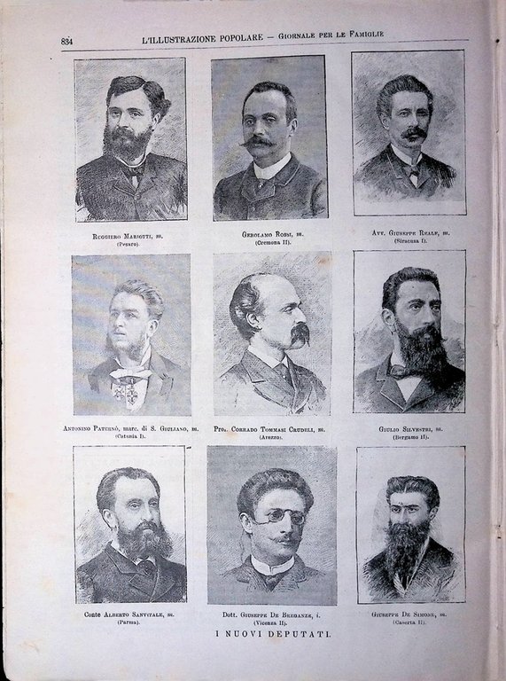 L'Illustrazione Popolare 28 Dicembre 1890 Koch Clinica Baccelli Nuovi Deputati