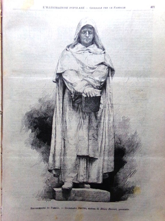 L'illustrazione Popolare 28 Luglio 1889 Spiagge Giordano Golfo di Napoli …